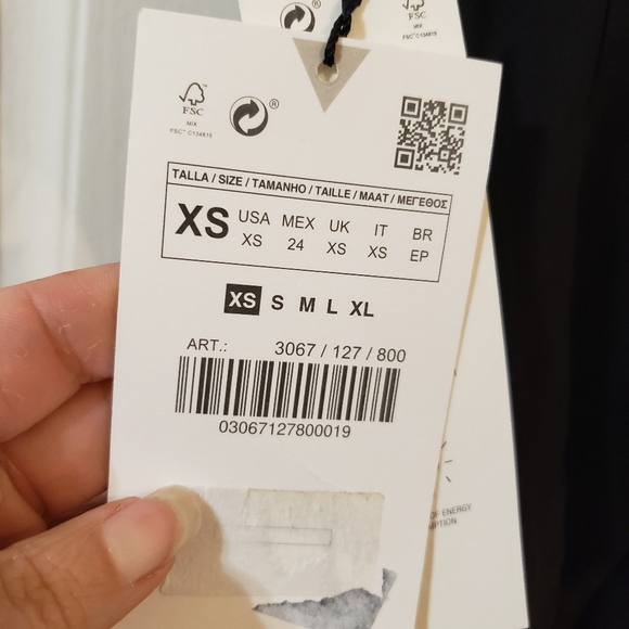 Zara Bow Bodysuit Size XS NWT - Picture 5 of 10